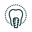 tooth implant icon